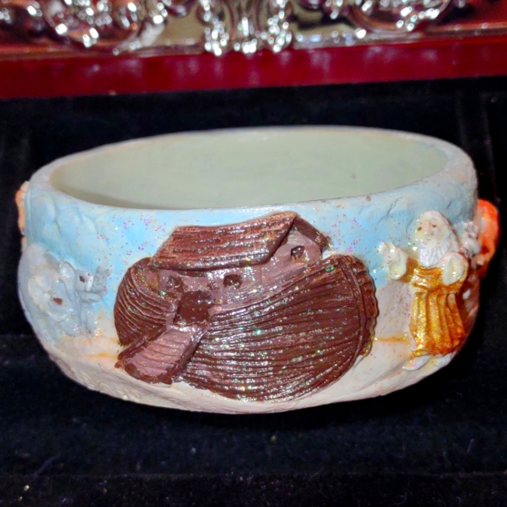 Unique One of a Kind Noah's ark handmade bracelet